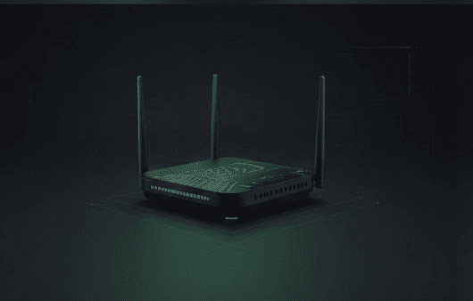 Smart plug showing offline led next to a mesh wifi node